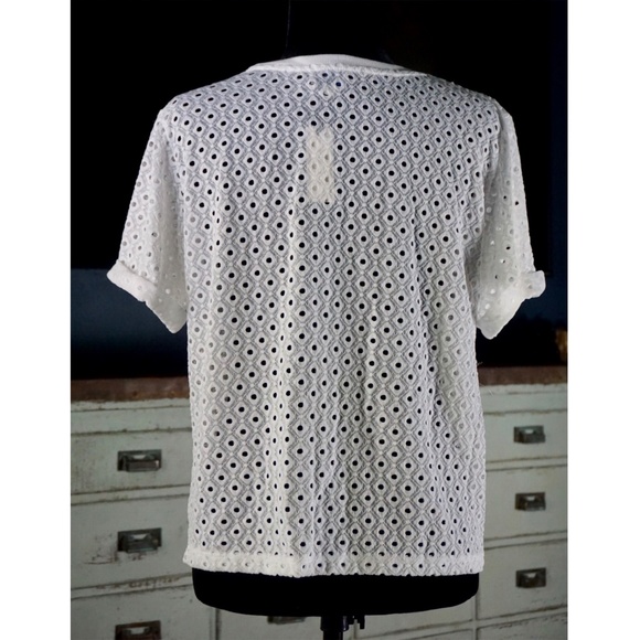 Anthropologie Chantal Lace Top XS - Picture 3 of 9